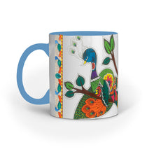 Load image into Gallery viewer, Madhubani Mor - Beverage Mug
