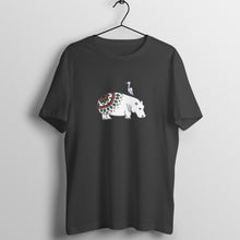 Load image into Gallery viewer, Coy Hippo with a Friend - Men&#39;s T-Shirt  5ffcf2808b7ee
