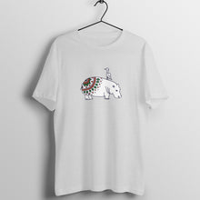 Load image into Gallery viewer, Coy Hippo with a Friend - Men&#39;s T-Shirt  5ffcf2808ec02
