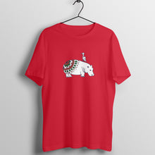 Load image into Gallery viewer, Coy Hippo with a Friend - Men&#39;s T-Shirt  5ffcf2808d049
