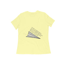 गैलरी व्यूवर में इमेज लोड करें, Paper Plane - Madhubani Art - Women&#39;s T-Shirt
