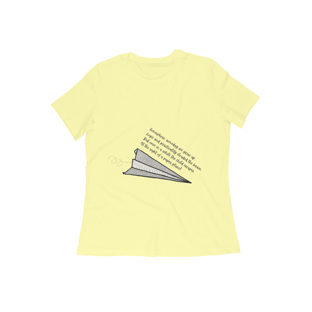 Paper Plane - Madhubani Art - Women's T-Shirt