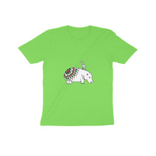 Load image into Gallery viewer, Coy Hippo with a Friend - Mandala Art - Kids&#39; T-Shirt  601845afeb0e9
