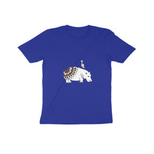 गैलरी व्यूवर में इमेज लोड करें, Coy Hippo with a Friend - Mandala Art - Kids&#39; T-Shirt  601845b005029
