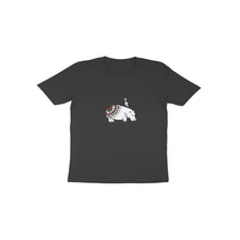 गैलरी व्यूवर में इमेज लोड करें, Coy Hippo with a Friend - Mandala Art - Toddlers&#39; T-Shirt  603d343aaef39

