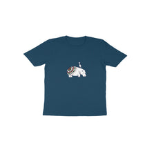 गैलरी व्यूवर में इमेज लोड करें, Coy Hippo with a Friend - Mandala Art - Toddlers&#39; T-Shirt  603d343abb1f3
