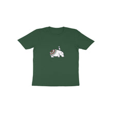 गैलरी व्यूवर में इमेज लोड करें, Coy Hippo with a Friend - Mandala Art - Toddlers&#39; T-Shirt  603d343aec4ad
