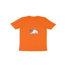 Load image into Gallery viewer, Coy Hippo with a Friend - Mandala Art - Toddlers&#39; T-Shirt  603d343aecefb
