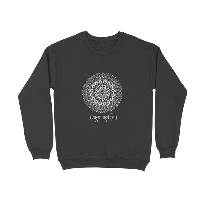 Aham Brahmasmi - Mandala Art - Sweatshirt (Black)  60dba51185c66