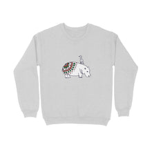 गैलरी व्यूवर में इमेज लोड करें, Coy Hippo with a Friend - Mandala Art - Sweatshirt  60dba99776a61
