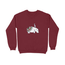 गैलरी व्यूवर में इमेज लोड करें, Coy Hippo with a Friend - Mandala Art - Sweatshirt  60dba997830da
