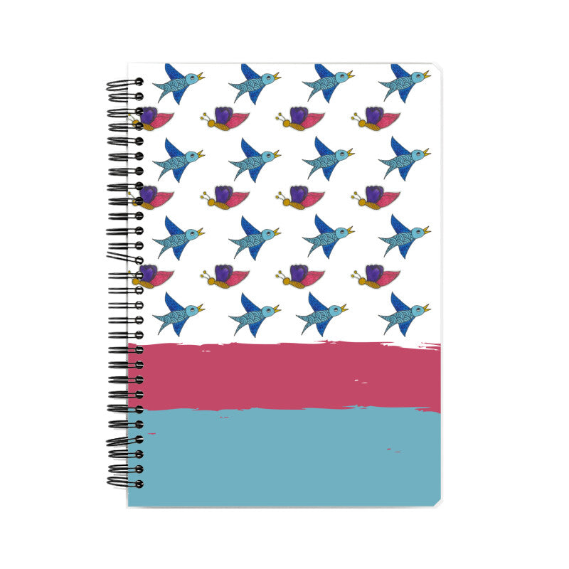 Fly Me Away - Gond Art - Notebook