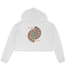 Load image into Gallery viewer, You Are My Other Me - Mandala Art - Crop Hoodie
