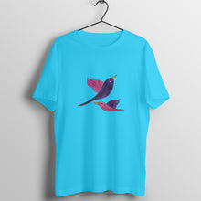 Load image into Gallery viewer, Hie Hie Birdies - Gond Art - Loose Fit T-Shirt
