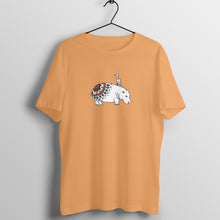 Load image into Gallery viewer, Coy Hippo with a Friend - Mandala Art - Loose Fit T-Shirt
