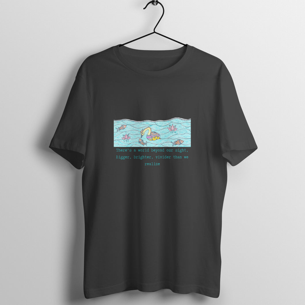 Neer - Madhubani Art - Loose Fit T-shirt