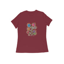 Load image into Gallery viewer, Flock Together - Warli Art - Women&#39;s T-Shirt
