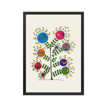 Load image into Gallery viewer, Flock Together - Warli Art - Wall Art (Framed)
