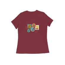 गैलरी व्यूवर में इमेज लोड करें, Stamps of Approval - Madhubani Art - Women&#39;s T-Shirt
