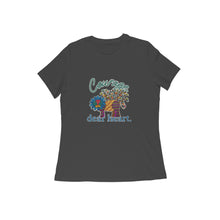 गैलरी व्यूवर में इमेज लोड करें, Roar - Gond Art - Women&#39;s T-Shirt
